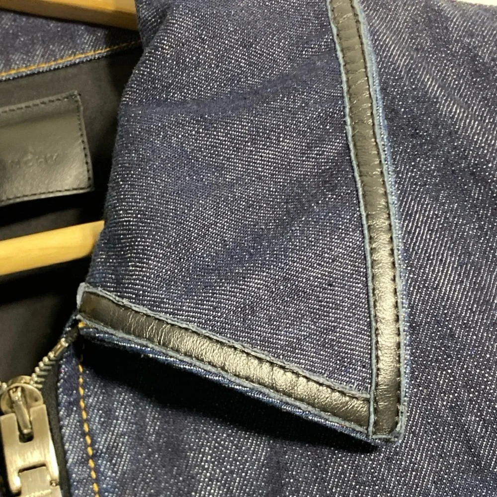 Givenchy LADIES’ SLEEVELESS DENIM ZIP DRESS 8W21JB5Z1A EU 44 US 12/14 NWOT Italy - Picture 4 of 15